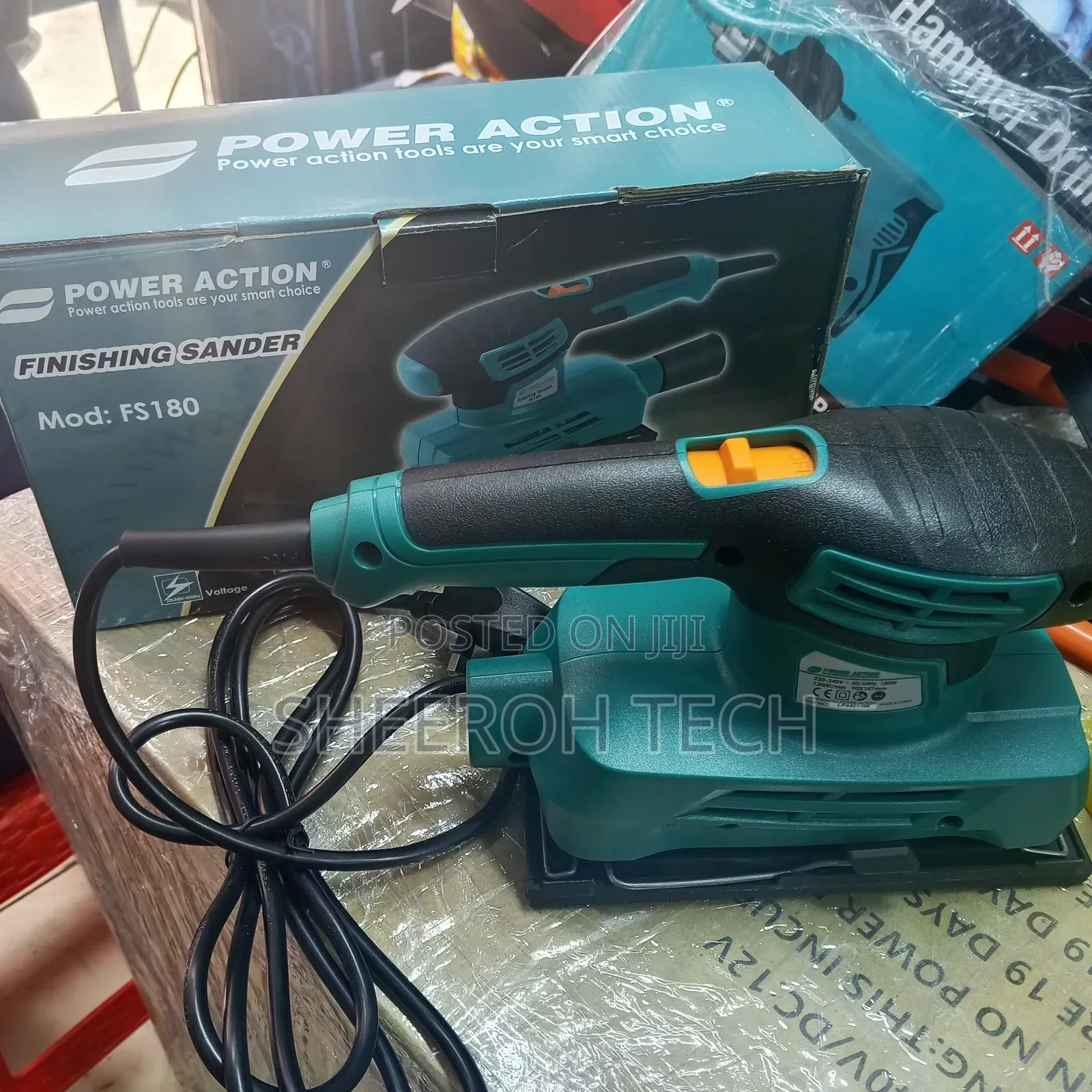 Power Action Electric Finishing Sander