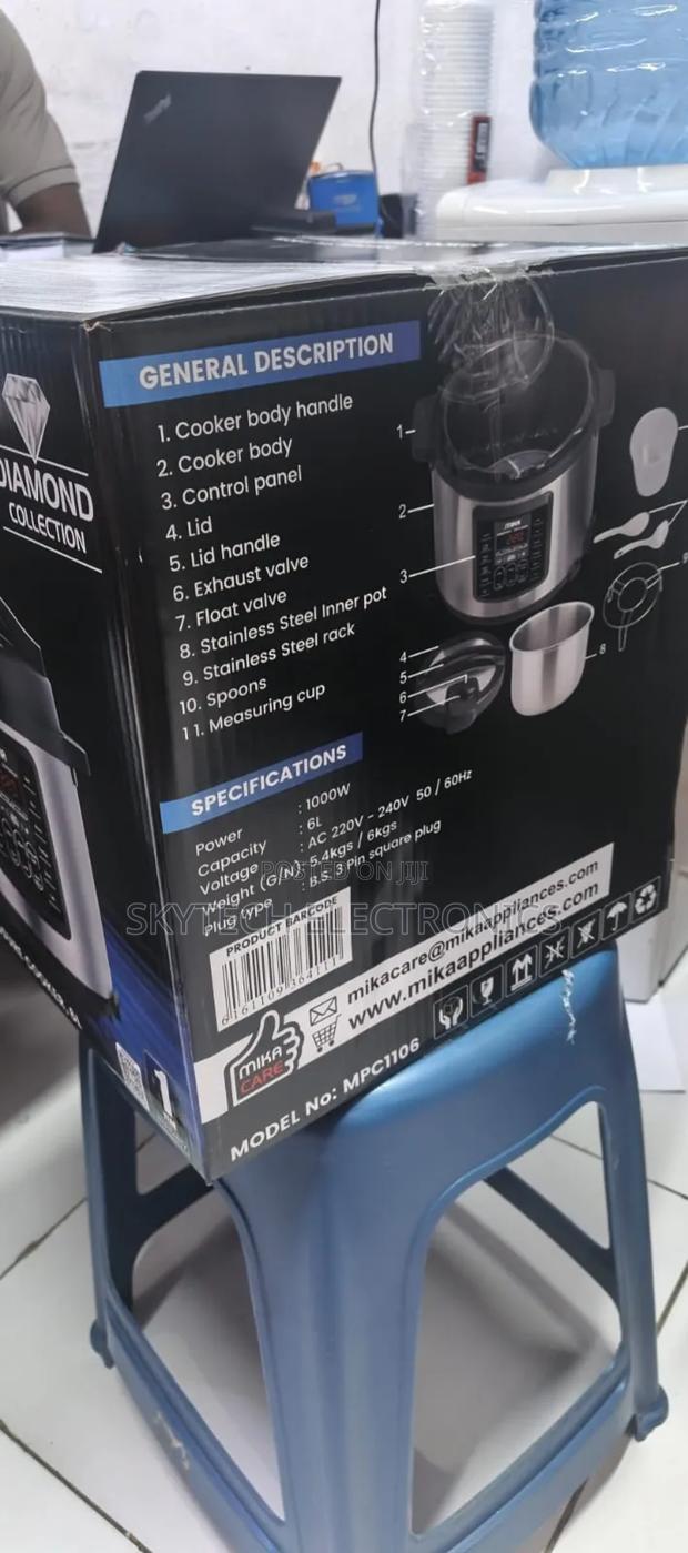 Mika Smart Pressure Cooker, 6l - thumbnail 2