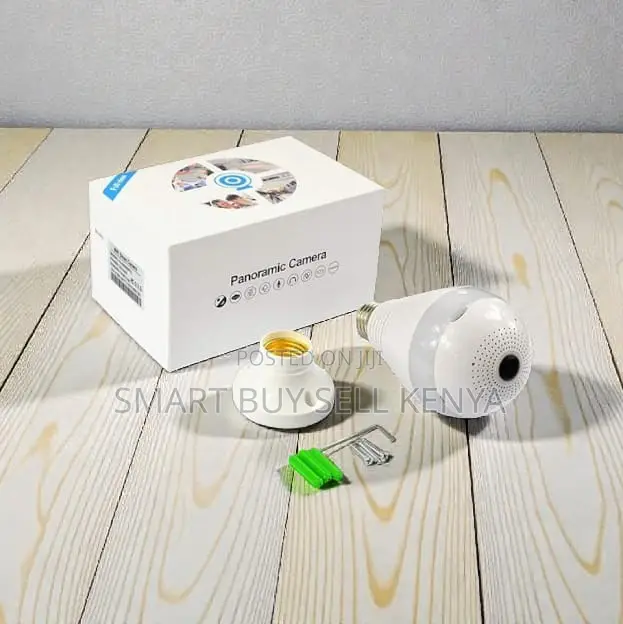 Panoramic Wifi Bulb Camera for Home Security With Easy Installation