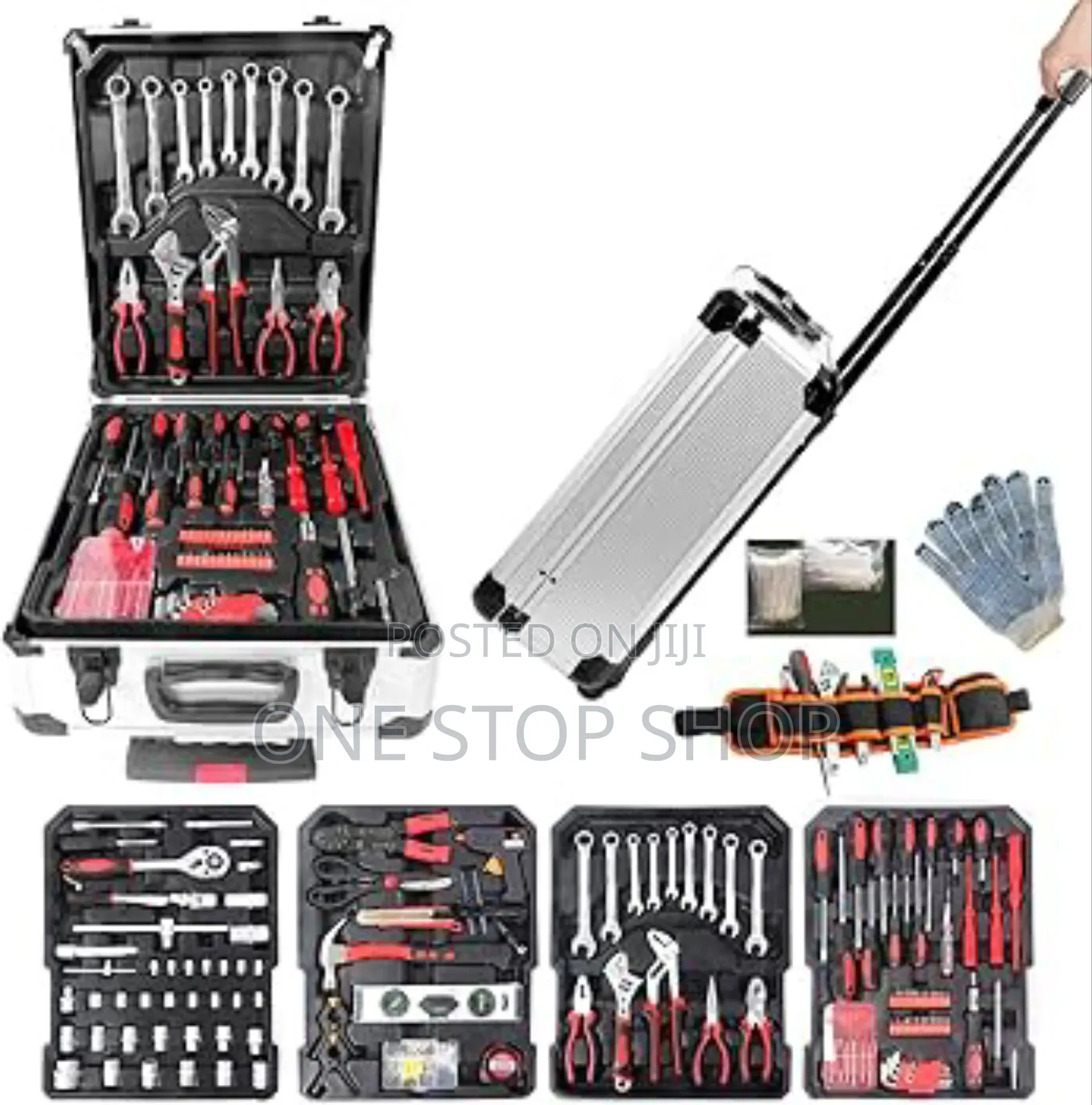 799pcs 4_layer Mobile Tool Box Repair Kii
