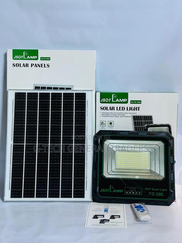 Generic 300w All Weathered Solar Floodlight System - main view