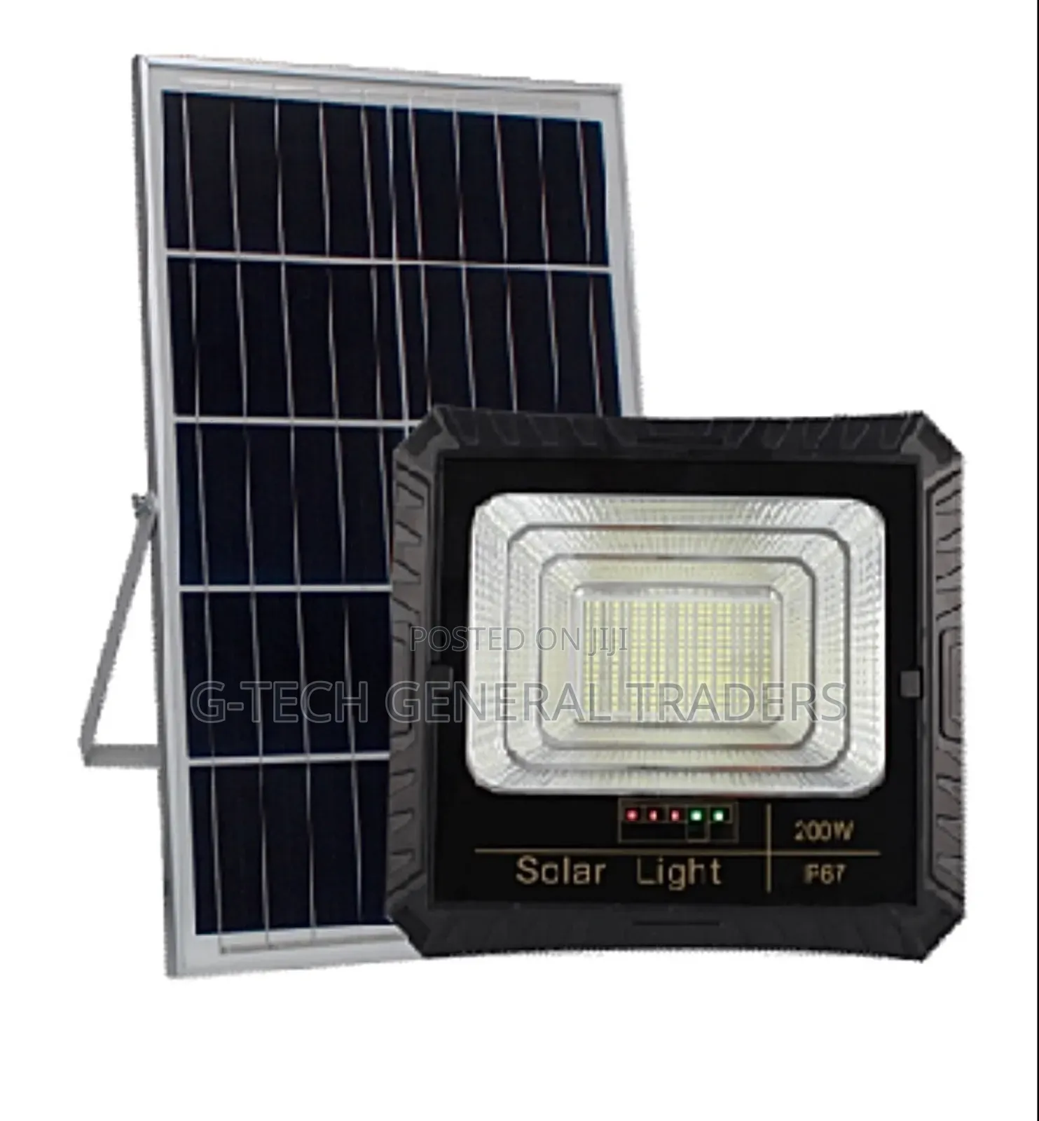 Generic Us-200w All Weathered Solar Floodlight System