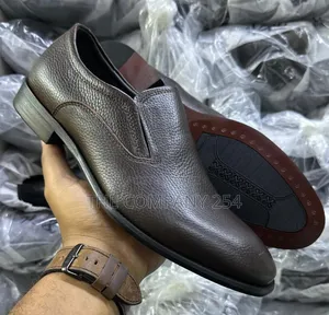 Quality Casual Leather Official Slip on Men Shoes
