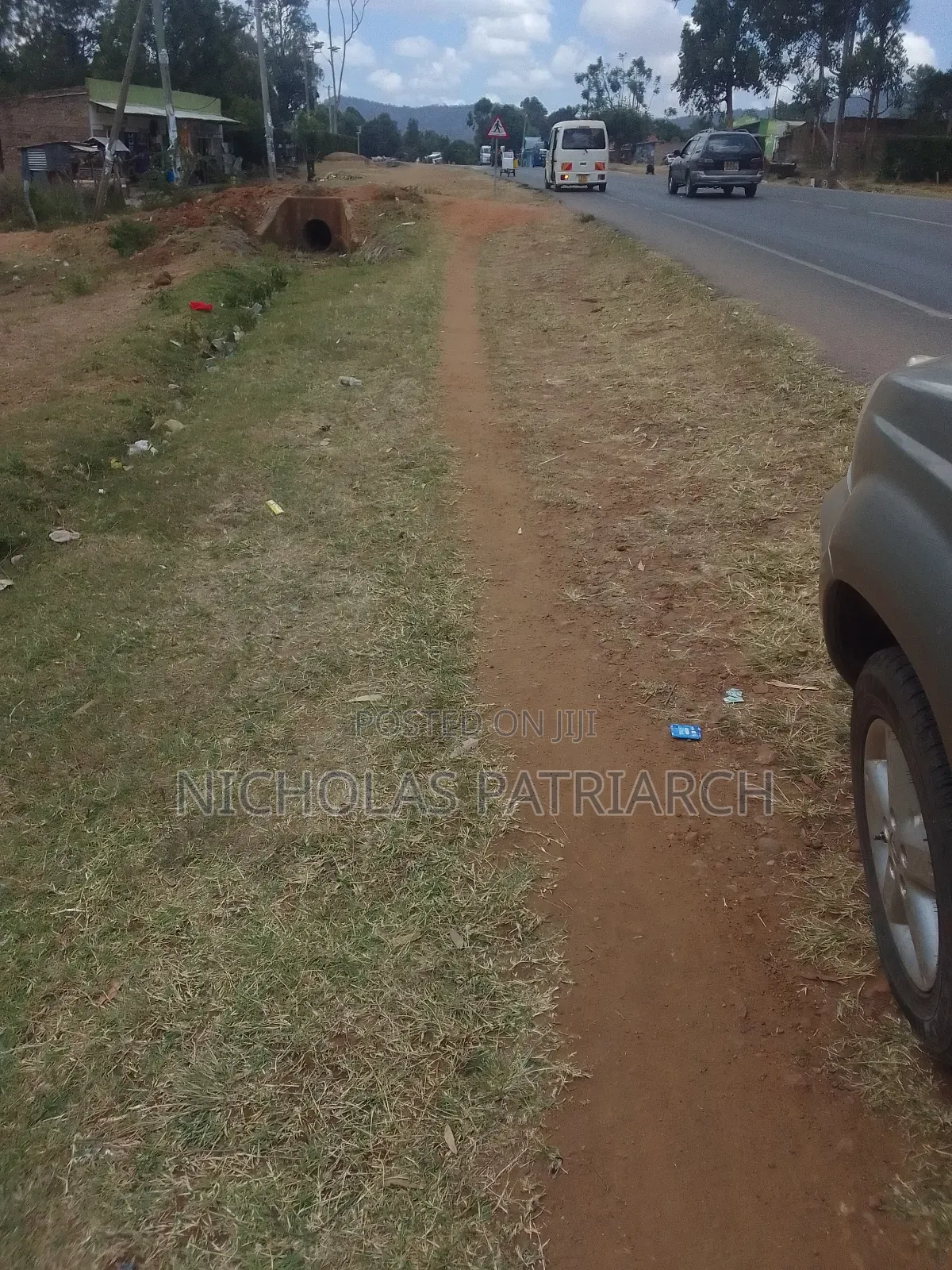 50x100 Plot Machakos Mumbuni Touching Main Road at 3.5m