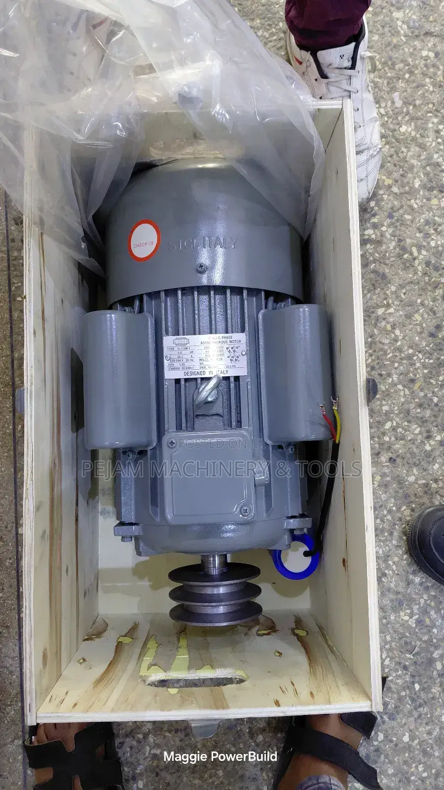 5hp STCL Single Phase 2900rpm High Speed Motor
