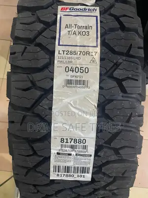 285/70 R17 Brand New Bf Tyre Allterrain