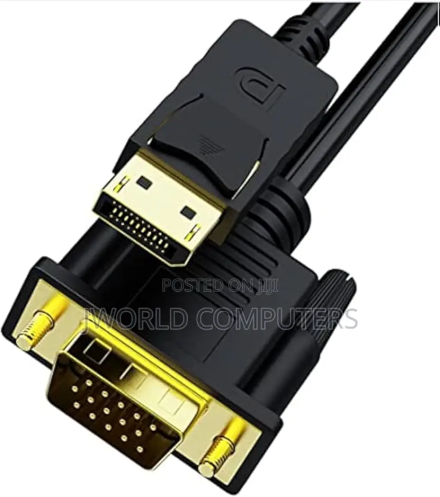 Ugreen Displayport Male to Vga Male Cable 1.5m (Black) - Dp105