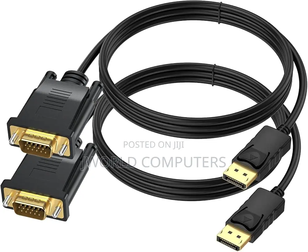 Ugreen Displayport Male to Vga Male Cable 1.5m (Black) - Dp105