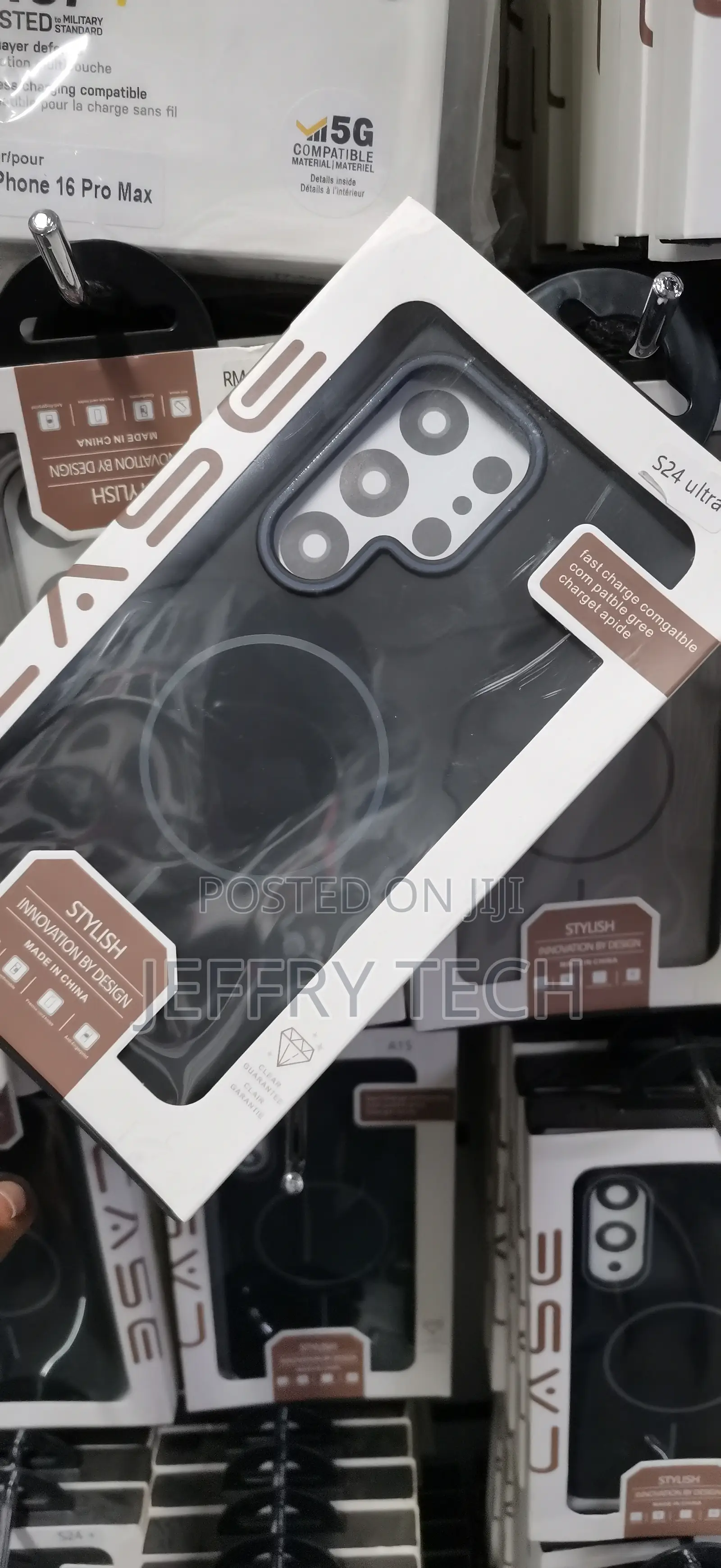 Barcode Syndee Theme Phone Magsafe Case for Samsung S24 Ultra