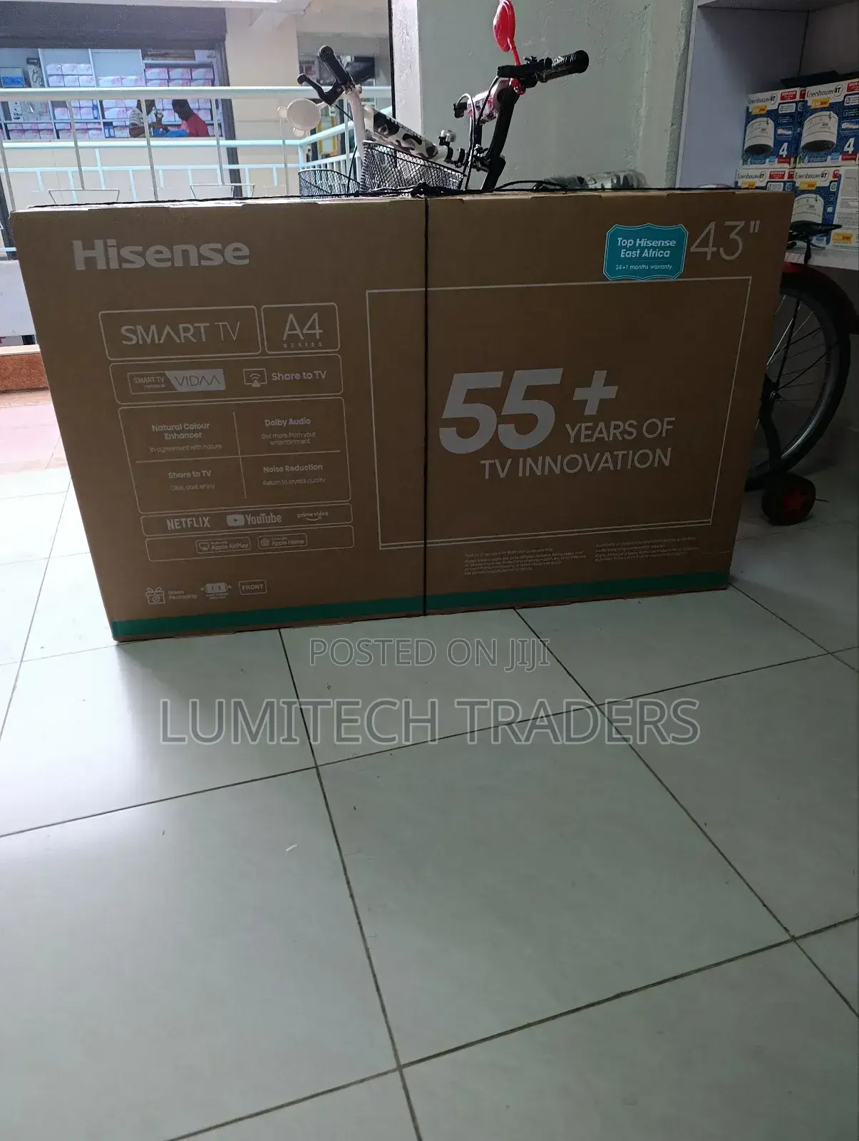 Hisense 43a4qken 43 Inch Smart Frameless Tv