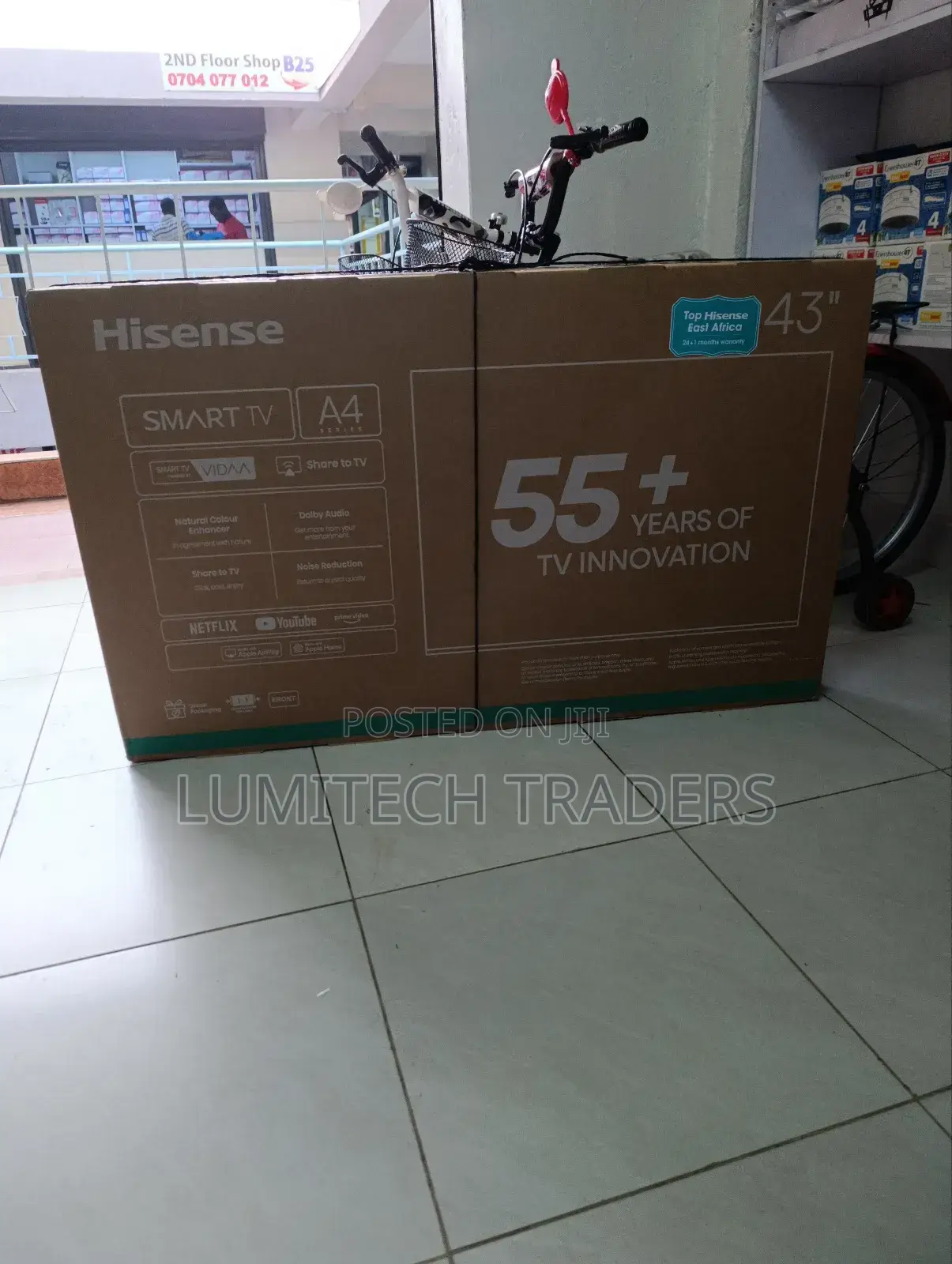 Hisense 43a4qken 43 Inch Smart Frameless Tv