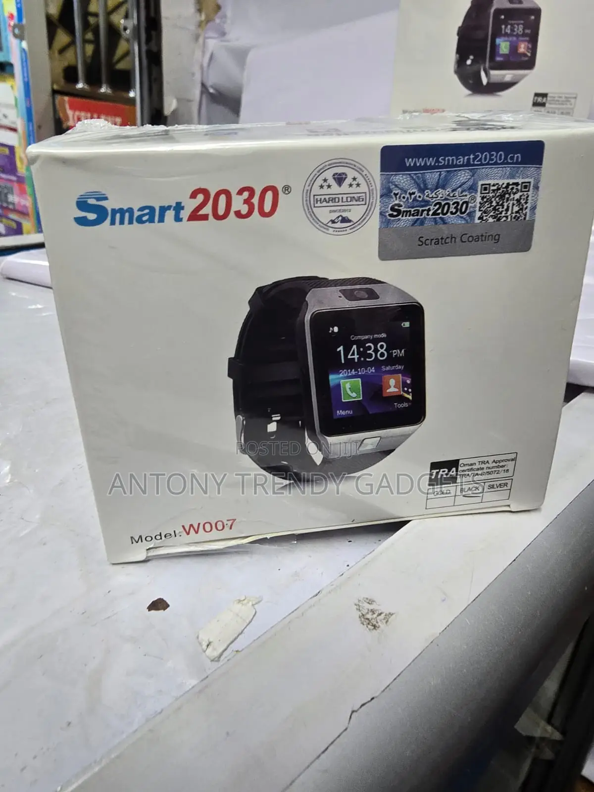 Smart 2030 W007 Bluetooth Smartwatch With Camera & Sim Slot