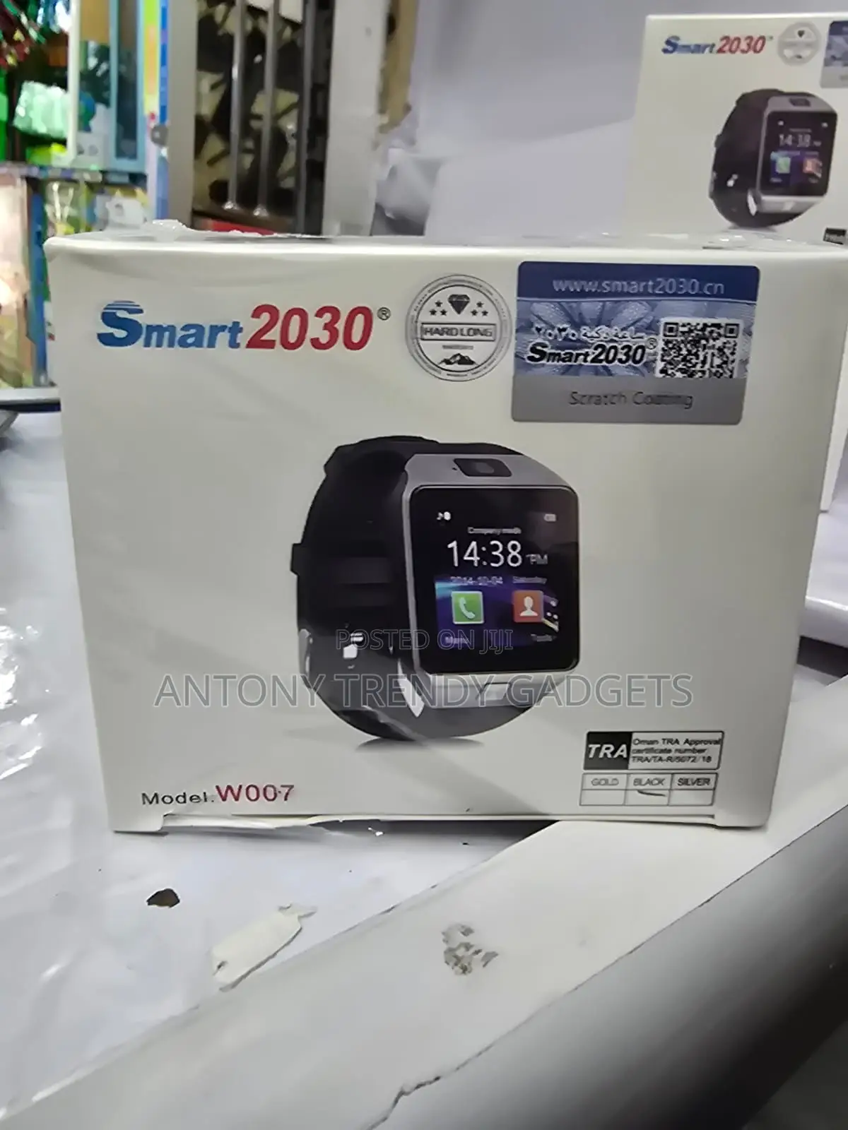 Bluetooth W007 Smartwatch With Sleep Monitor & Pedometer