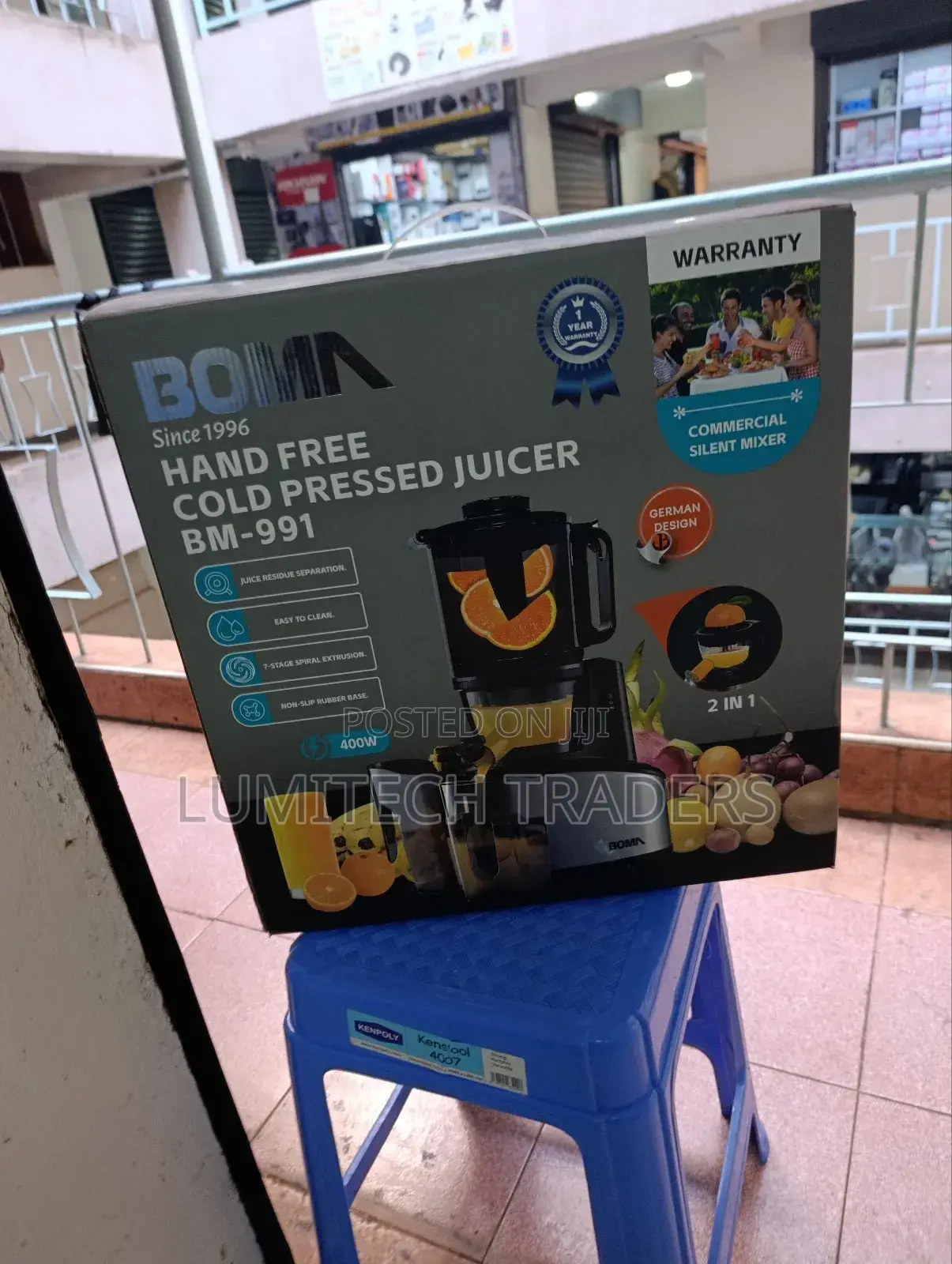 Boma Bm-991 Hand Free Cold Pressed Juicer