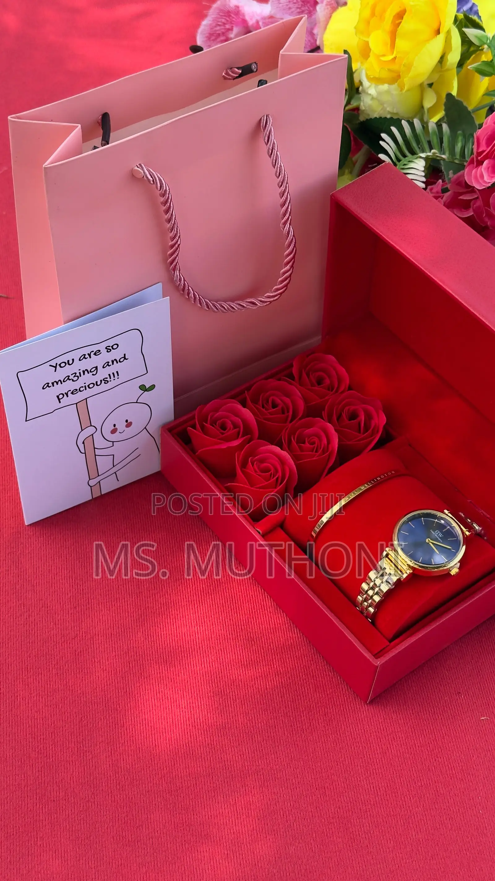 Valentines/ Birthday Ladies Daniel Wellington Gift Set