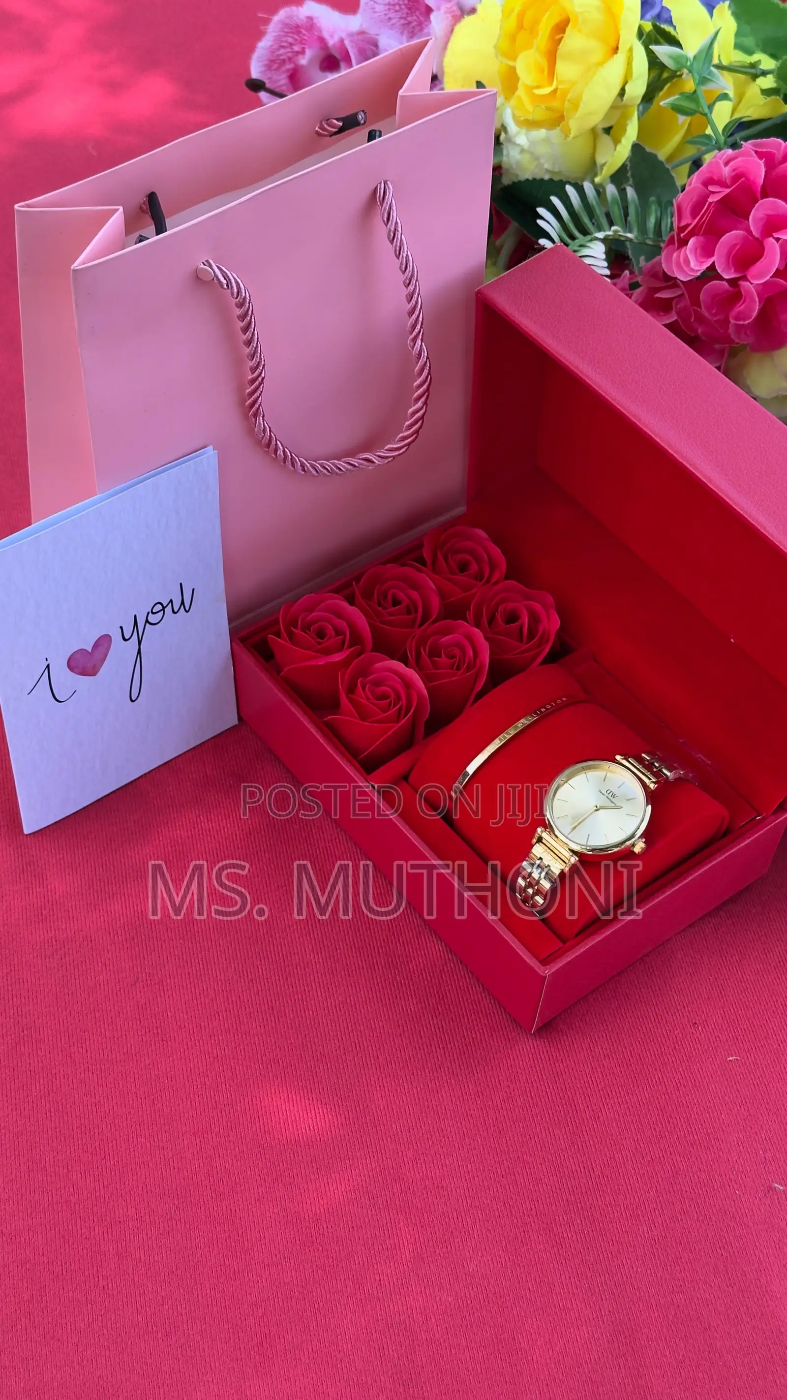 Valentines/ Birthday Ladies Daniel Wellington Gift Set