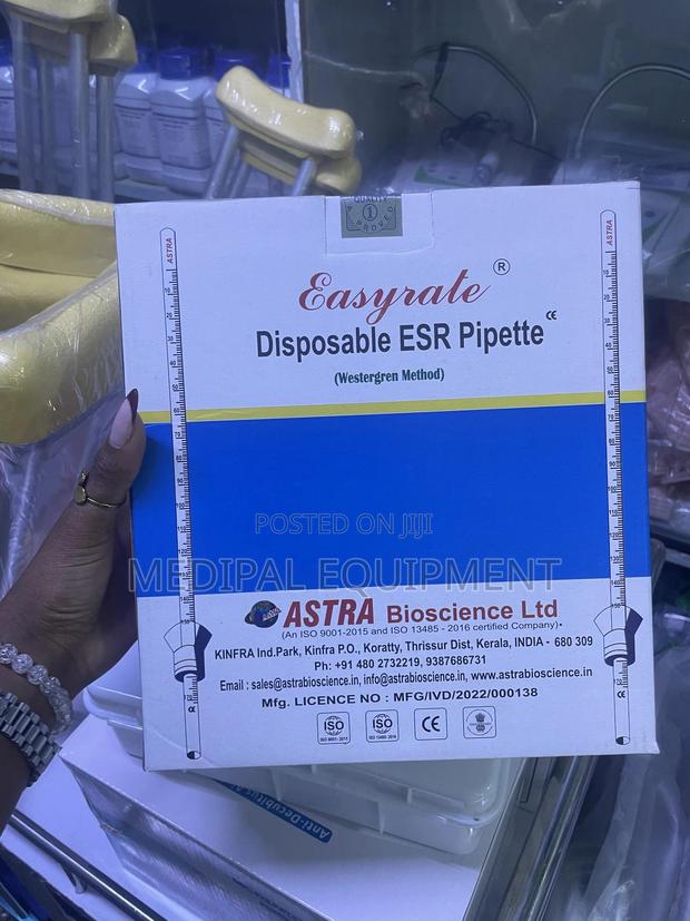 Disposable Esr Tubes