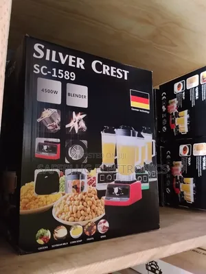 Silver Crest 4500w Commercial Blender - 2-in-1 Power + 1-Yr Warranty
