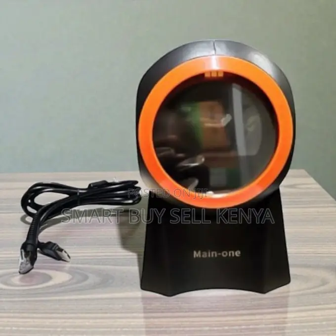 Space Efficient 1d 2d Desktop Barcode Scanner With Auto Sleep Mode