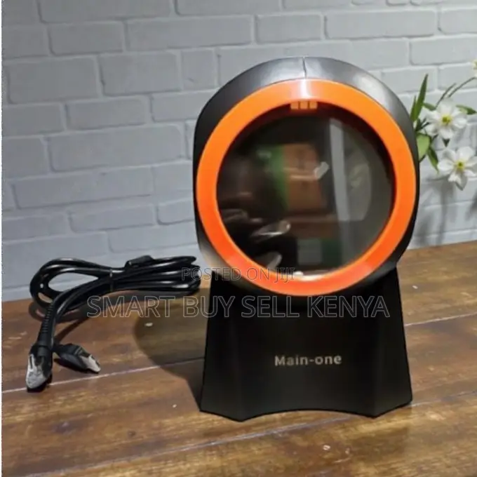 High Precision 1d 2d Desktop Barcode Scanner With Auto-Sensing
