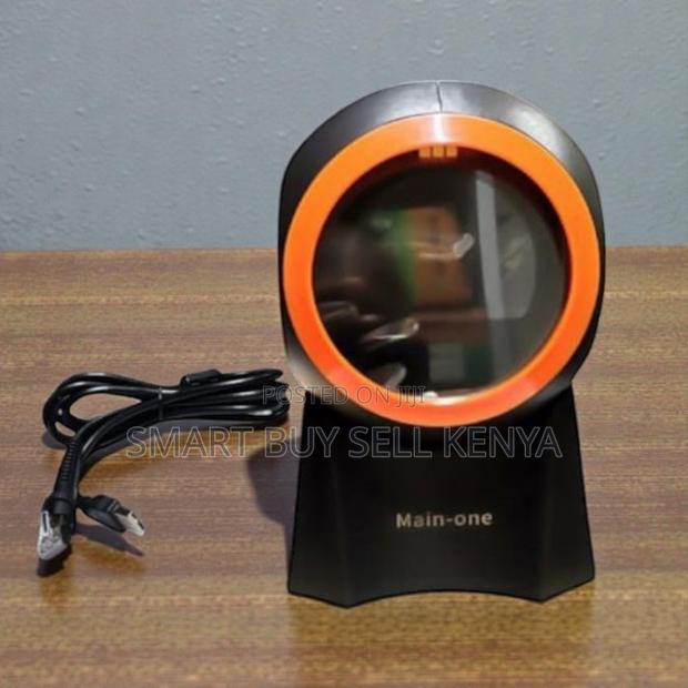 Table Mount 1d 2d Barcode Scanner for Wholesale Shops Usb Wired - main view