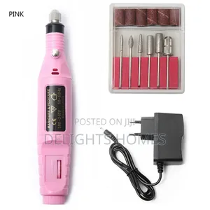 Variable Speed Rotary Nail Drill Machine With 5 Drill Bits Set-Dav