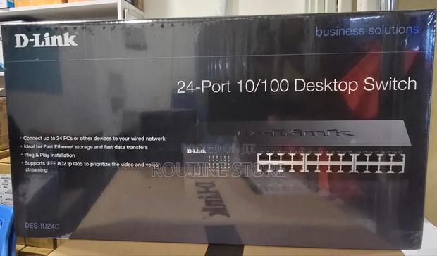 Dlink Unmanaged Switch Des1024d - main view
