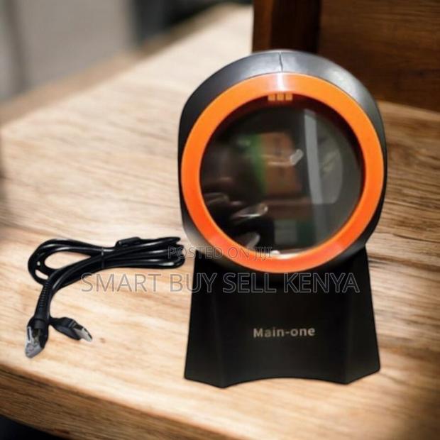 Long Term Reliable 1d 2d Desktop Barcode Scanner Plug Play