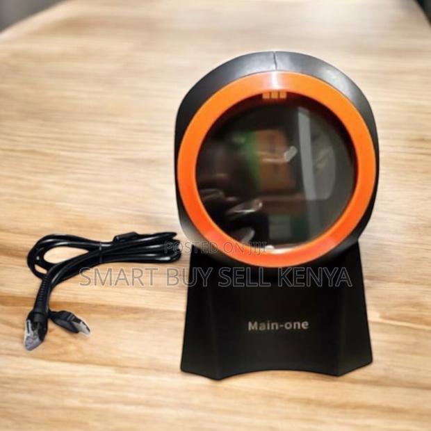 Fast Omnidirectional 1d 2d Desktop Barcode Scanner Usb - main view