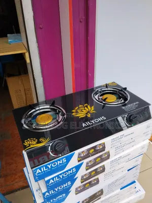 Ailyons 2-Burner Glass Top Cooker - Wipe Clean in Seconds!`