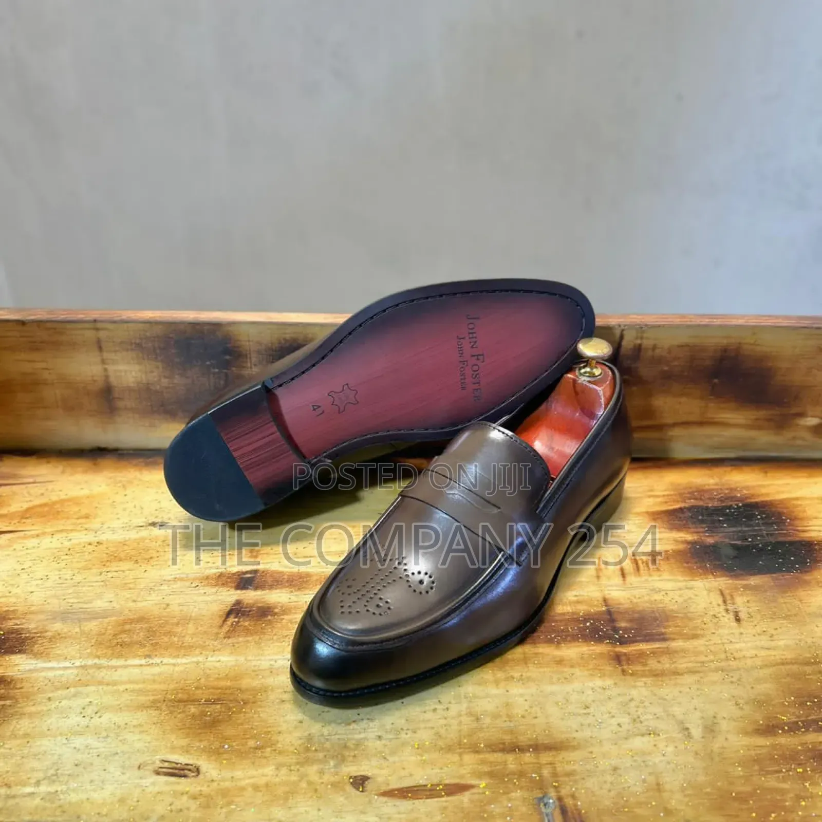 Quality Casual Leather Oxford Rubber Sole Men's Shoes