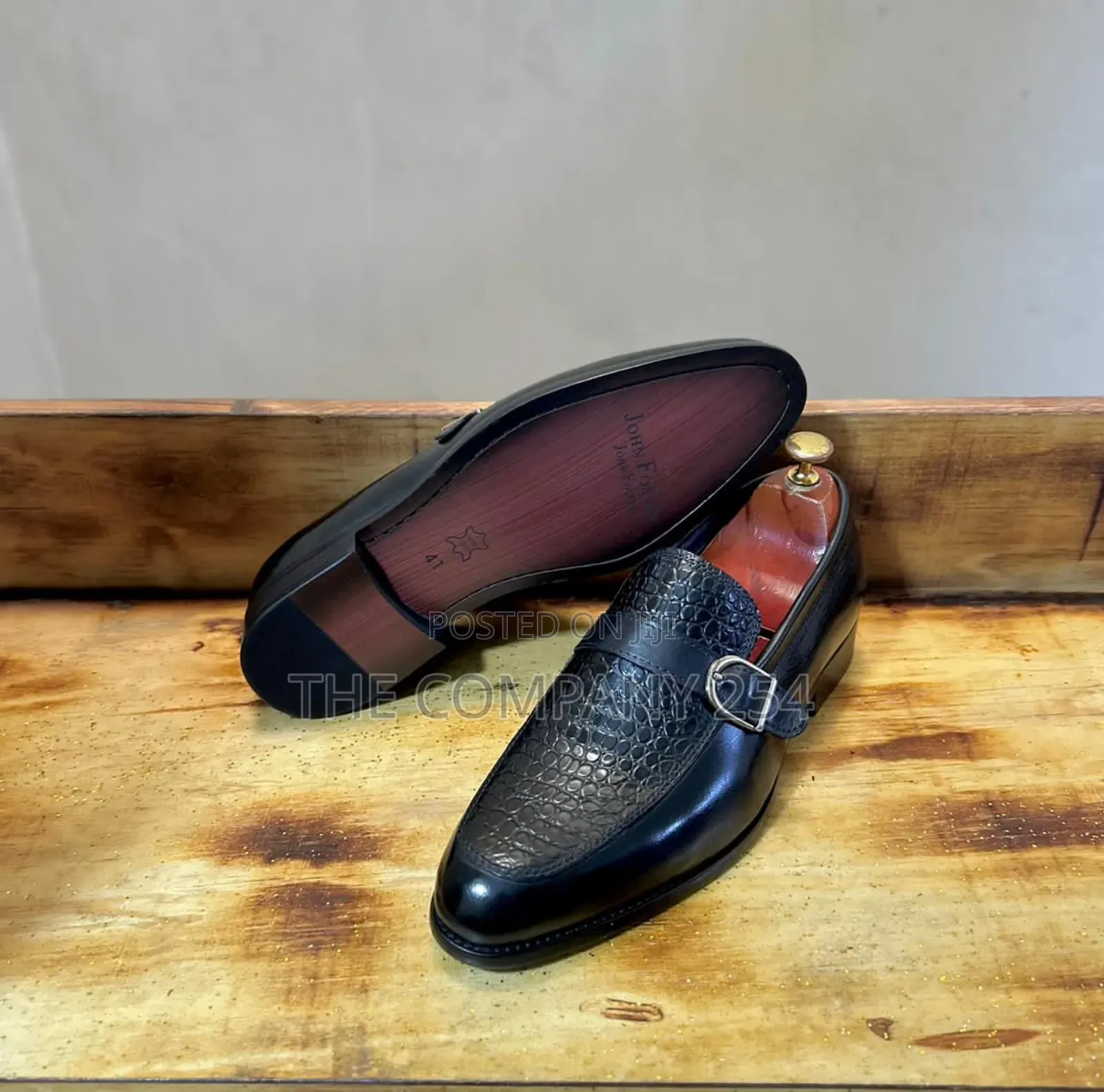Quality Casual Leather Oxford Rubber Sole Men's Shoes