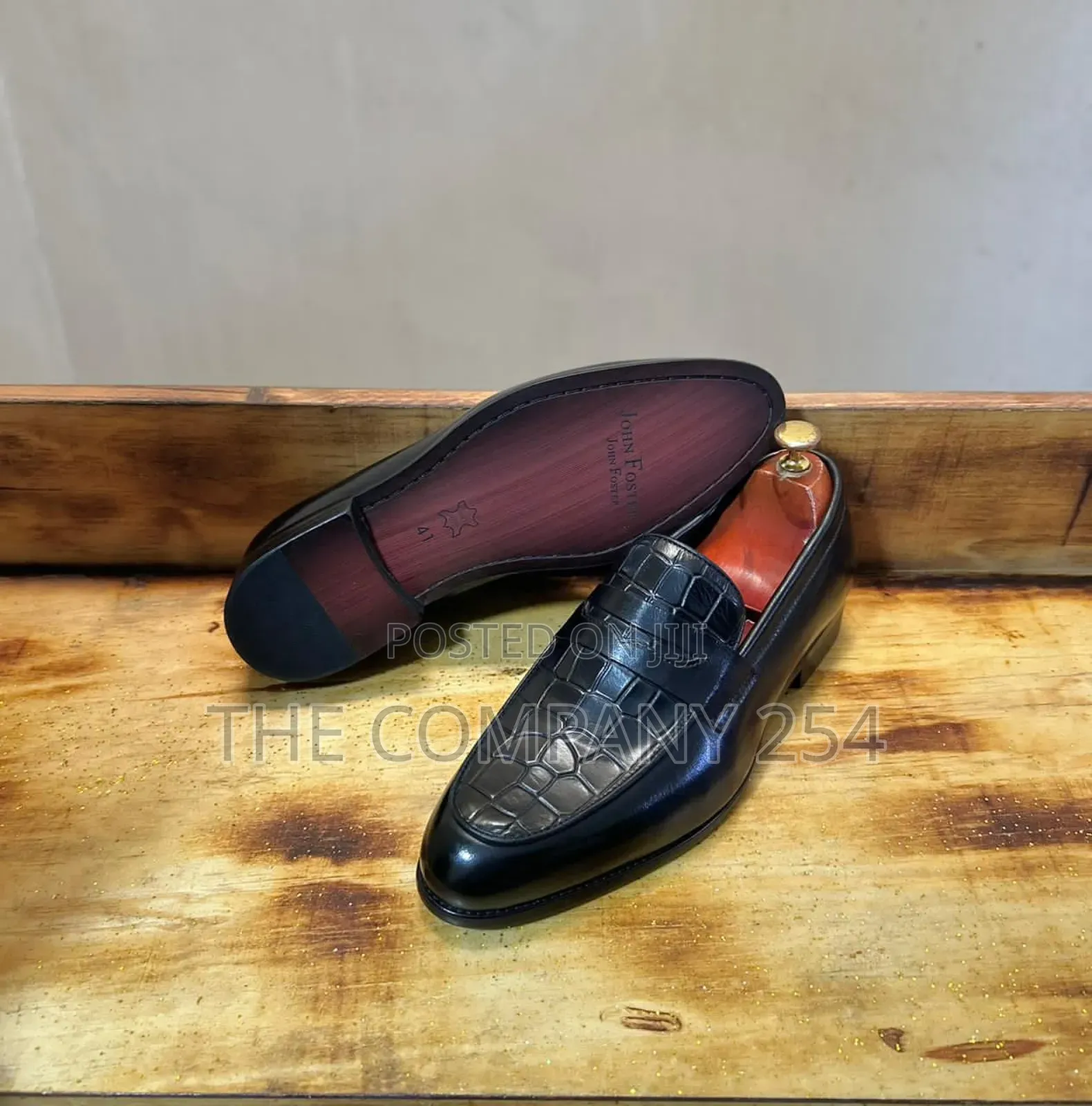 Quality Casual Leather Oxford Rubber Sole Men's Shoes