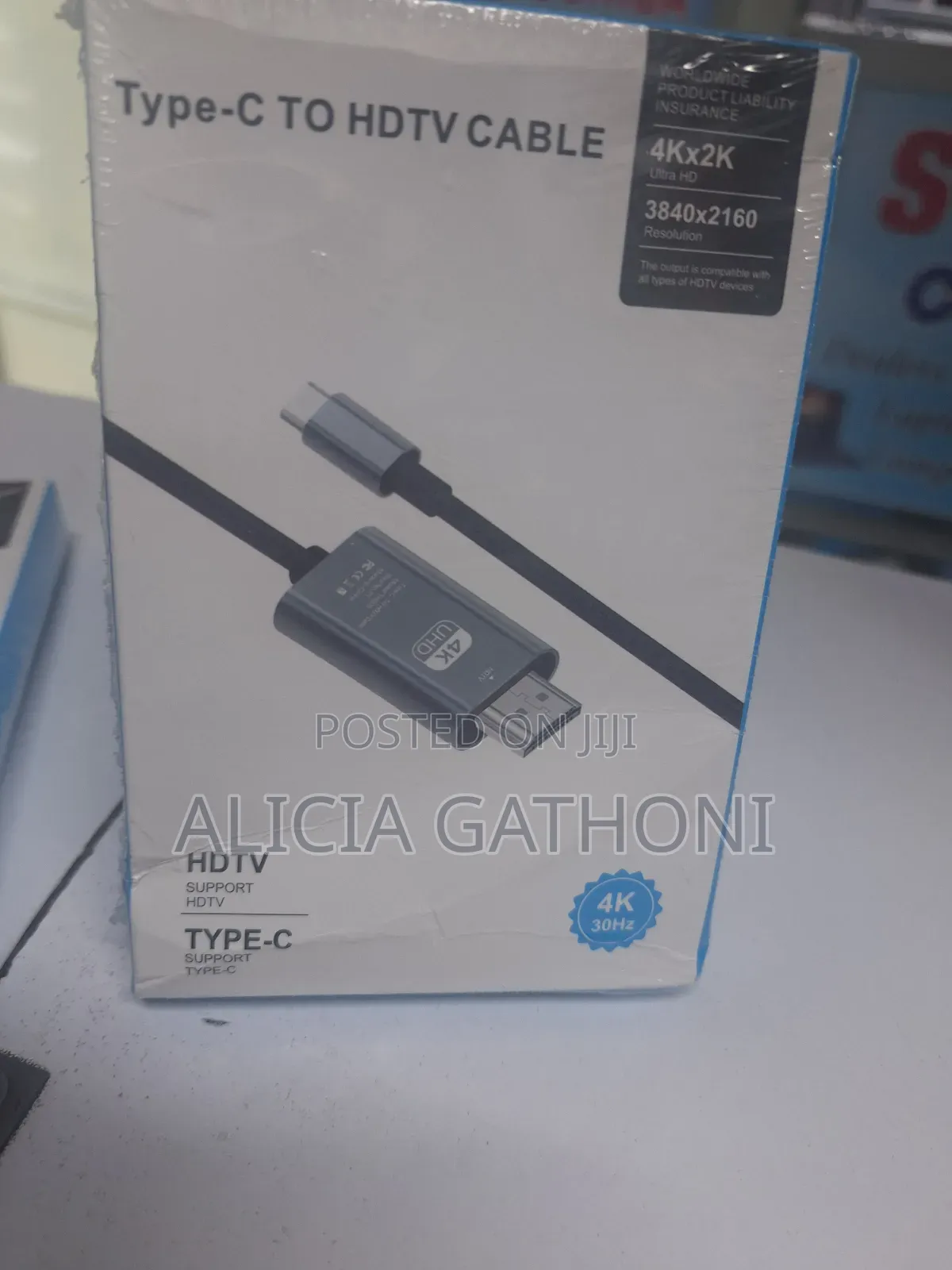 Type C to HDMI Cable