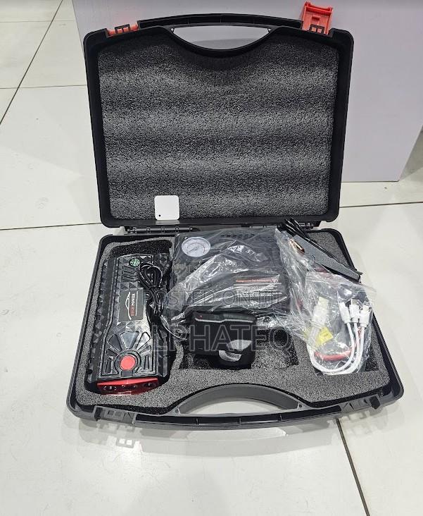 Car Jump Starter Power Bank With Tire Inflator Air Compressor