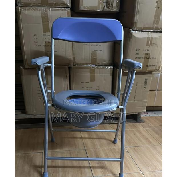 Blue Commode Chair - main view