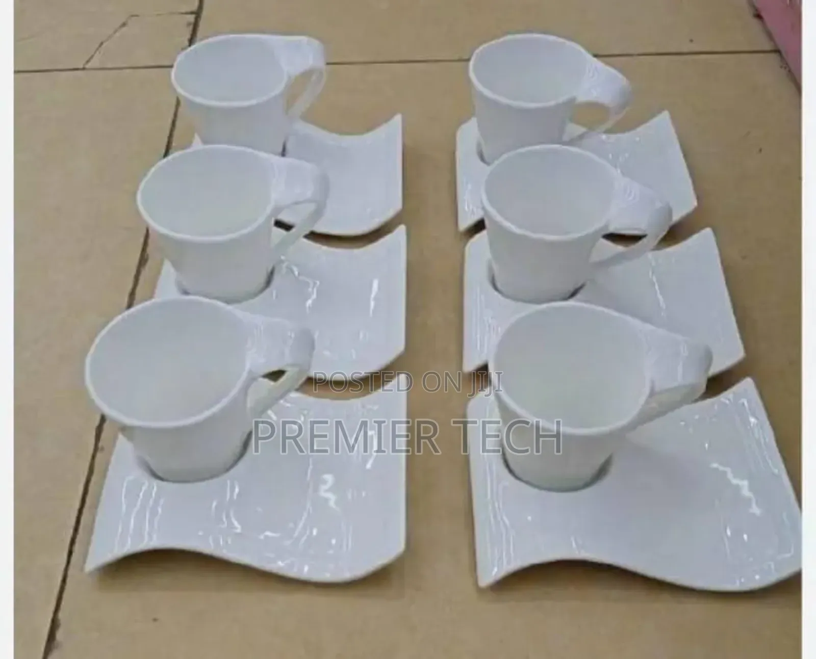 220ml Large Ceramic Swag Cup Saucer Set