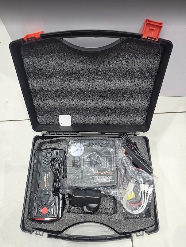 Car Jump Starter With Air Compressor Battery Booster for Cars and Suvs