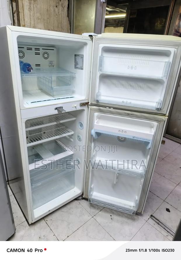 White Lg Stabilizer Double Door Fridge - thumbnail 3