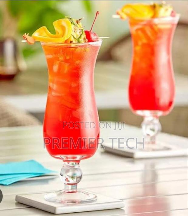 6 Pieces Hurricane Glass 450ml