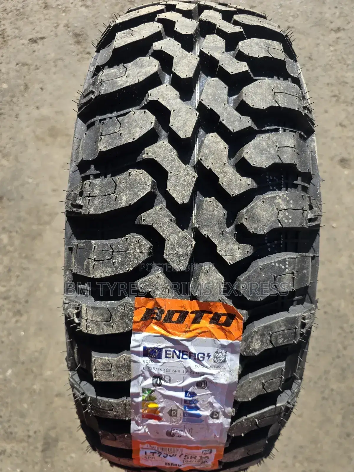 235 /75 R15 Boto Tyres (Mud Terrein)