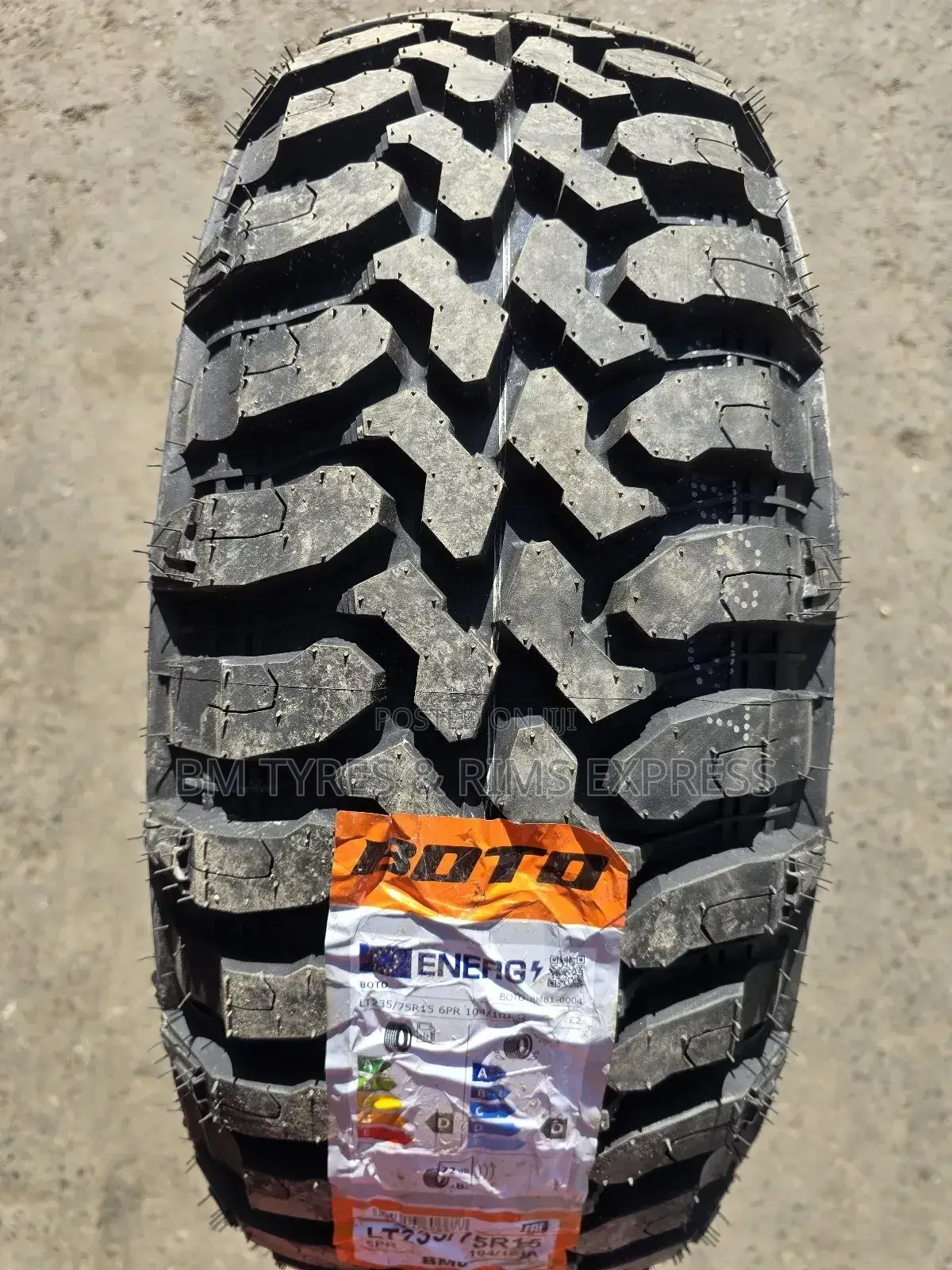 235 /75 R15 Boto Tyres (Mud Terrein)
