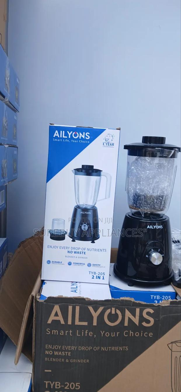 Ailyons 2-in-1 Blender Grinder – Powerful Kitchen Blender