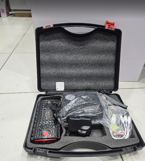 Car Jump Starter With Compressor Portable Automotive Emergency Kit