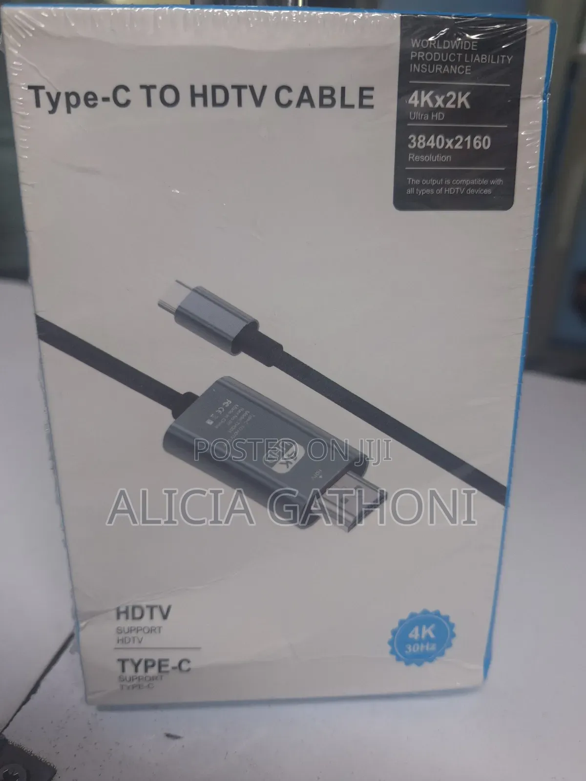Type C to Hdmi 4kx2k Cable