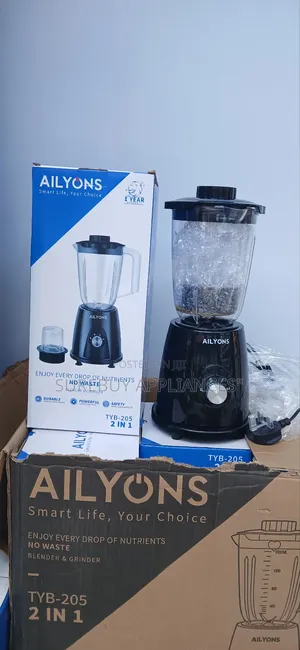 Ailyons High-Performance 2-in-1 Blender With Grinding Mill