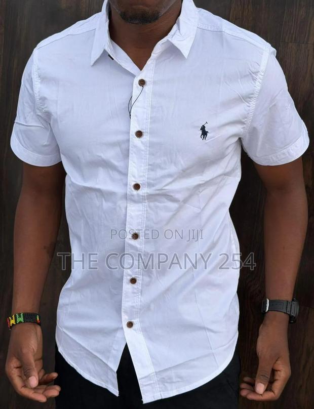 Quality Casual Silk Men Short Sleeved Polo Collar T Shirts - thumbnail 6