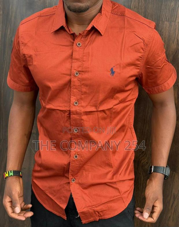 Quality Casual Silk Men Short Sleeved Polo Collar T Shirts - thumbnail 9