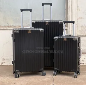 3 in 1 Laxurious Managerial Bossy Aliminium Flame Zippless Suitcase