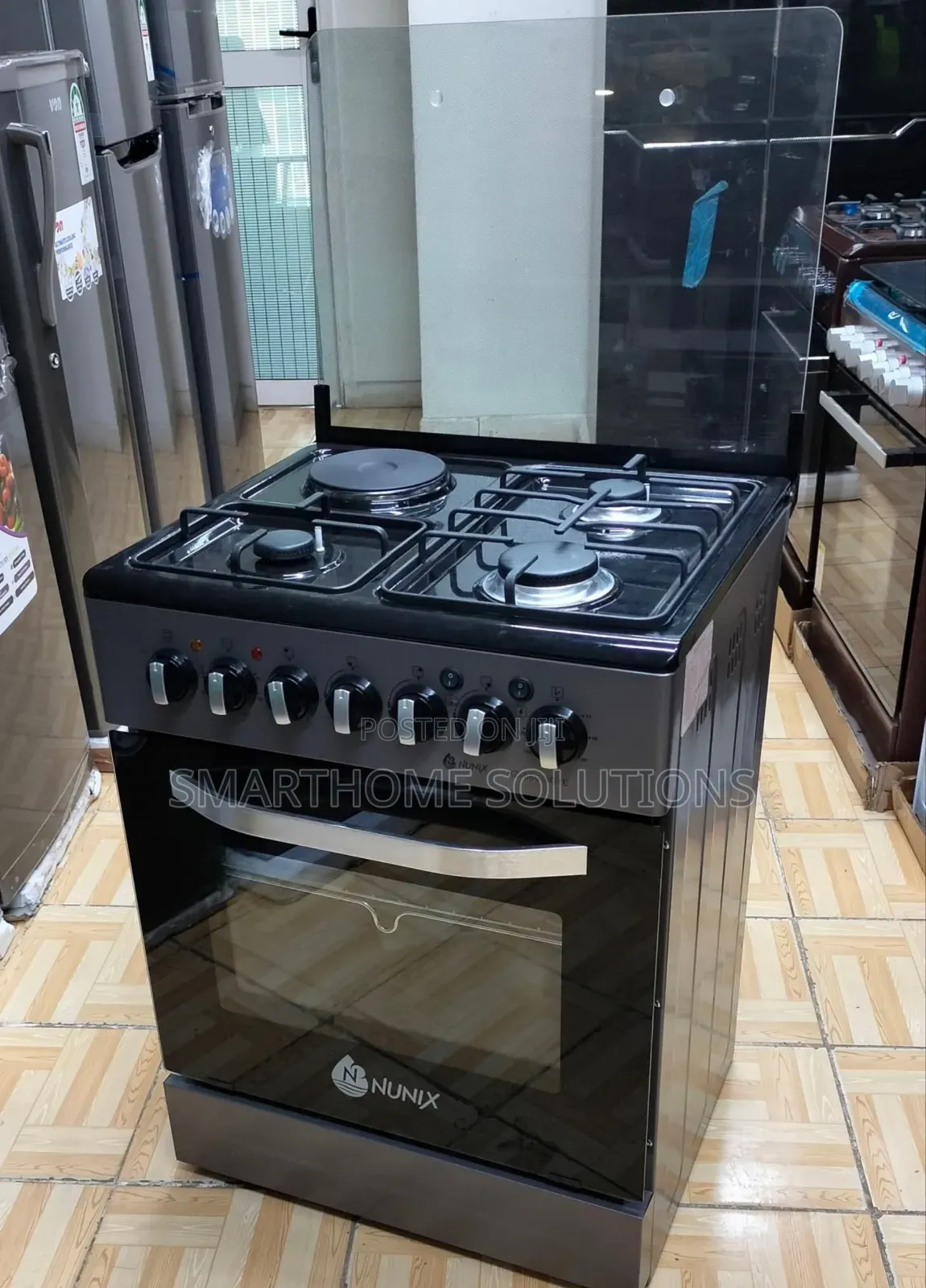 Nunix 60 By 60 Cooker With Electric Oven 3g+1e